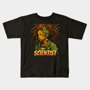 Rasta Manga Scientist Kids T-Shirt